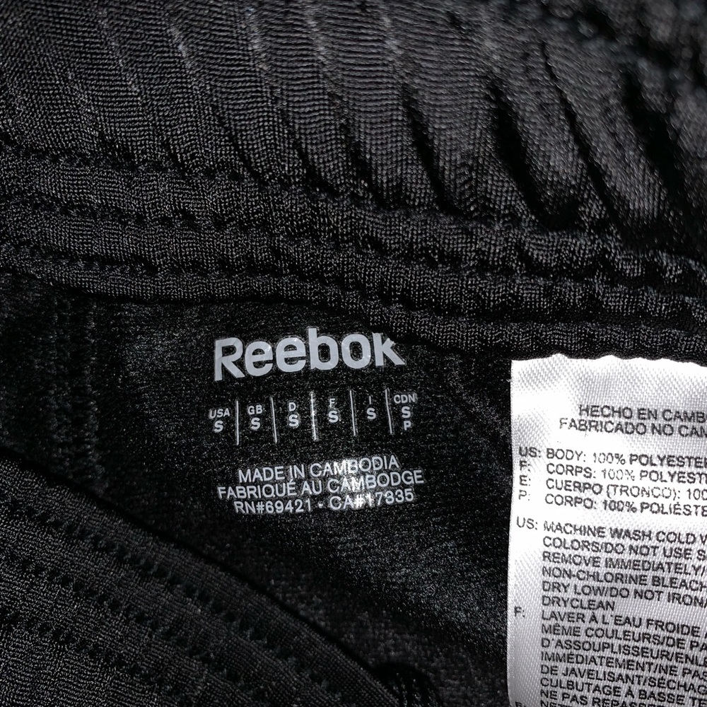 Black Reebok Button Rip-off Sweatpants - Picture 3 of 3